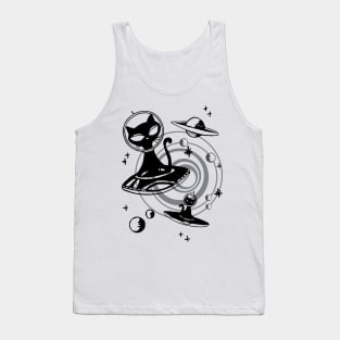 ALIEN BLACK CAT Tank Top